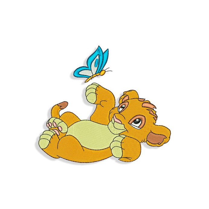 Lion King Embroidery design