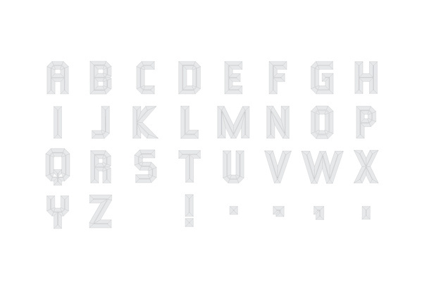 POP Bevel on the Behance Network #typography