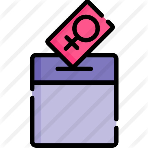 See more icon inspiration related to vote, human rights, cultures, woman suffrage, feminism, voting, femenine, gender, female, women, box, girl and right on Flaticon.