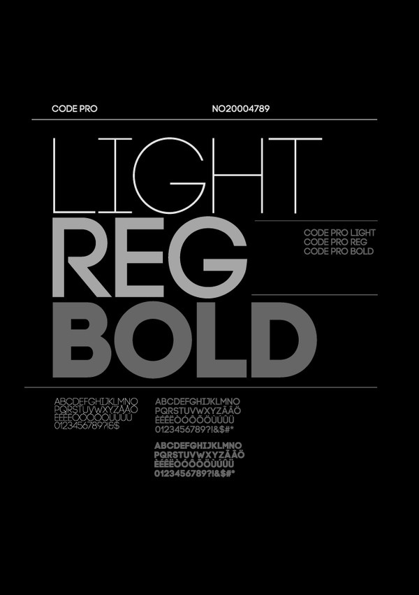 Code Pro 01 #typography #poster design