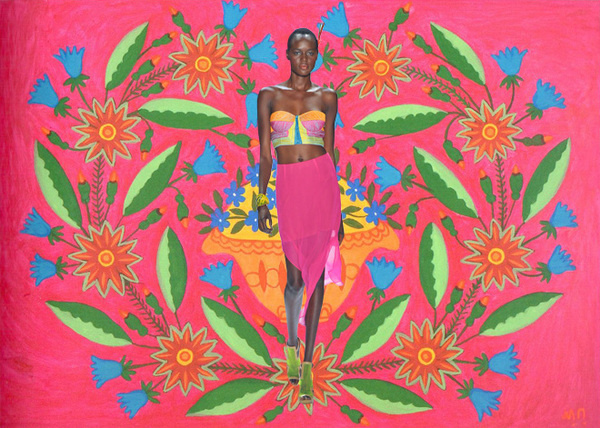 Miss Moss : Mara #fashion #illustration #art