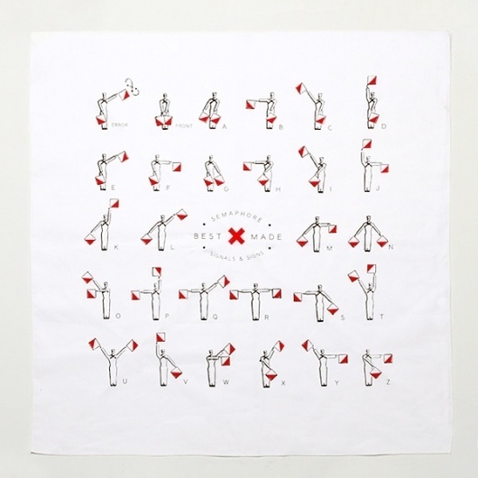 Best Made Company — Semaphore Bandana #made #semaphore #best