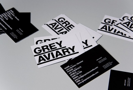 Grey Aviary | COÃ–P #cards #business