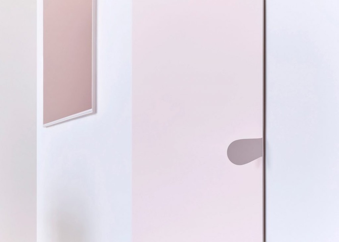 Melbourne Gallery Apartment minimal interior design deluxe concrete white pink soft beautiful beauty scandinavian danish new modern best