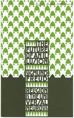 The Book Cover Archive: The Future of an Illusion, design by David Pearson #cover #penguin #book #typography