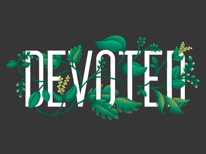 type, illustration, flora