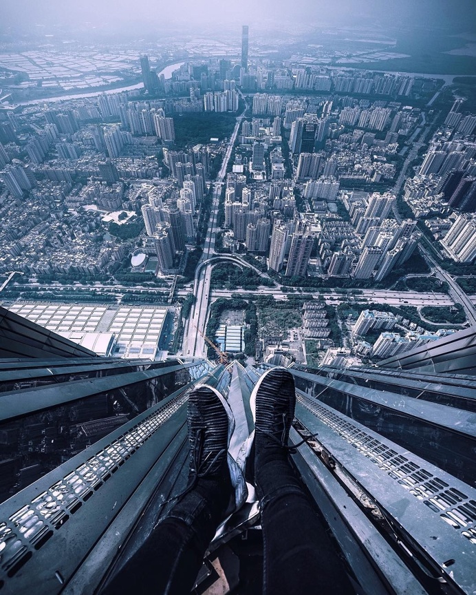 Terrifying Rooftop Photography From The Futurescapes of Shanghai by Jennifer Bin