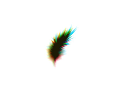 , #motion #feather #colorful #fashion #logo