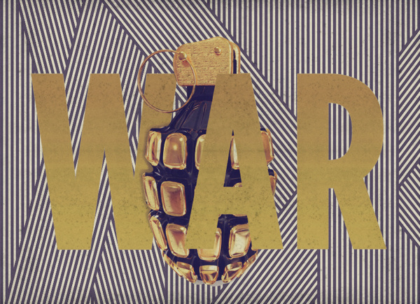 BRAINFISHWARLIMEROSE on the Behance Network #war #graphic