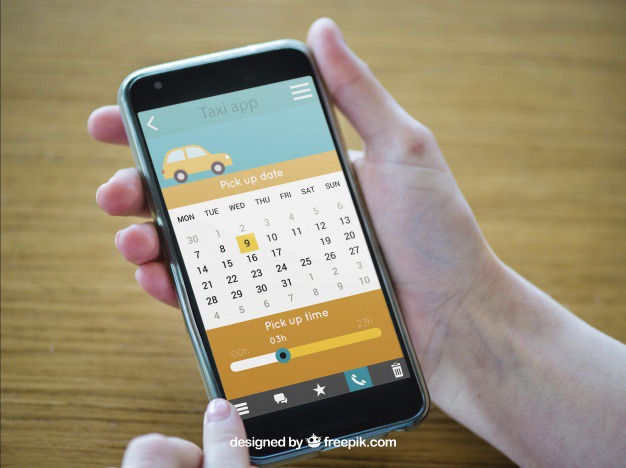 Hand holding smartphone with taxi app Free Psd. See more inspiration related to Mockup, Business, Technology, Hand, Phone, Mobile, Presentation, Smartphone, Elegant, Present, Mock up, Success, Modern, App, Taxi, Mobile phone, Display, Screen, Holding hands, Up, Successful, Holding, Mock and Presenting on Freepik.