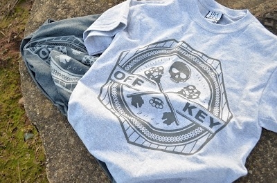 off key clothing #clothing #off #crest #key #logo #skull #keys