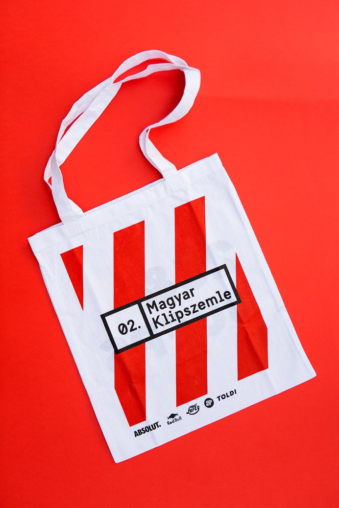 Magyar Klipszemle Branding - Mindsparkle Mag Kristof Kiss-Benedek designed the branding for the Second Hungarian Music Video Festival in Hungary. This project involved the creation of posters, t-shirts, tote bags, together with all the other signage needed for the event. #logo #packaging #identity #branding #design #color #photography #graphic #design #gallery #blog #project #mindsparkle #mag #beautiful #portfolio #designer