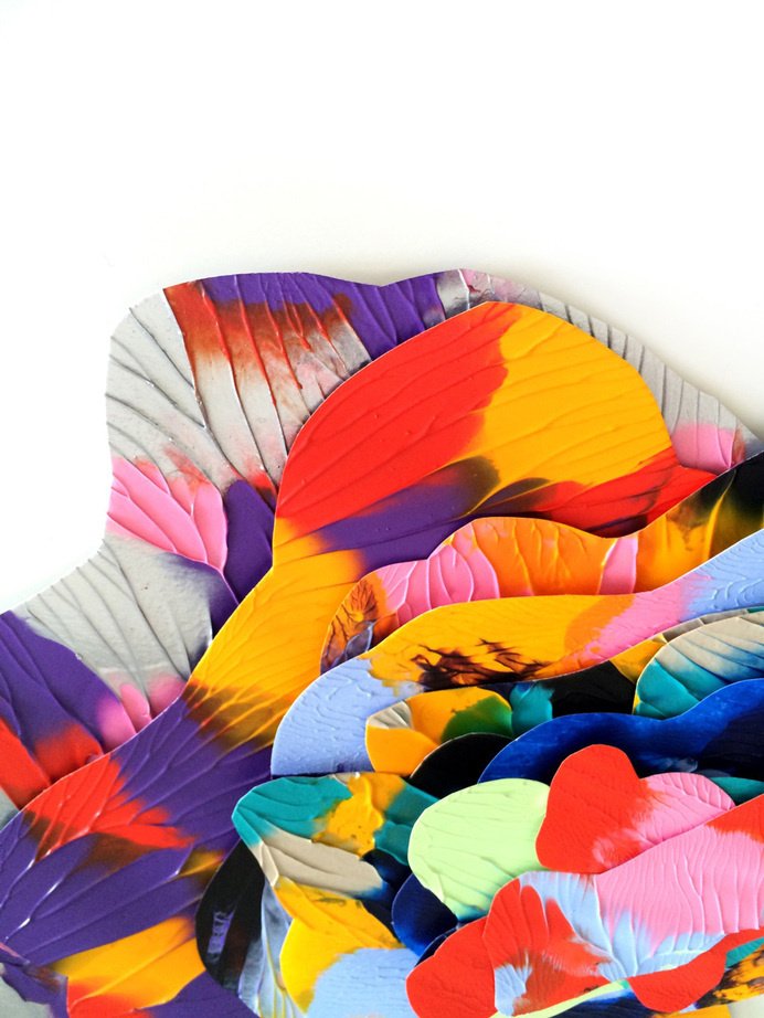 An unpublished personal experimentation project employing the use of paint, paper, and scissors. Further reading: Leslie David Captures #layers #abstract #print #color #paint #summer #art #spring
