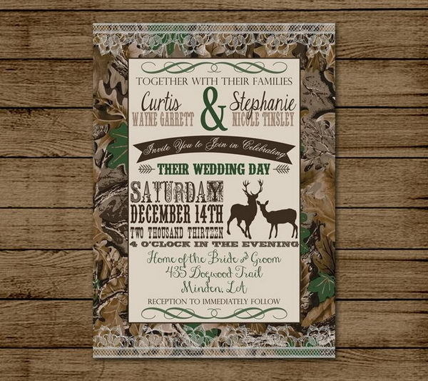 20+ Unique Camouflage Wedding Ideas #camouflage #ideas #wedding