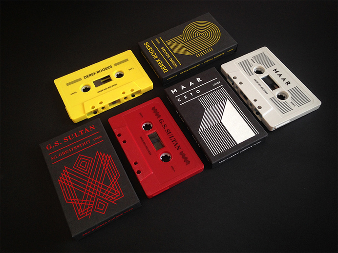 3 new cassette releases of Derek Rogers, Maar and G.S. Sultan #packaging