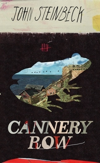 Cannery Row by kathryn macnaughton | Society6 #macnaughton #design #book #cover #kathryn #art #collage #typography