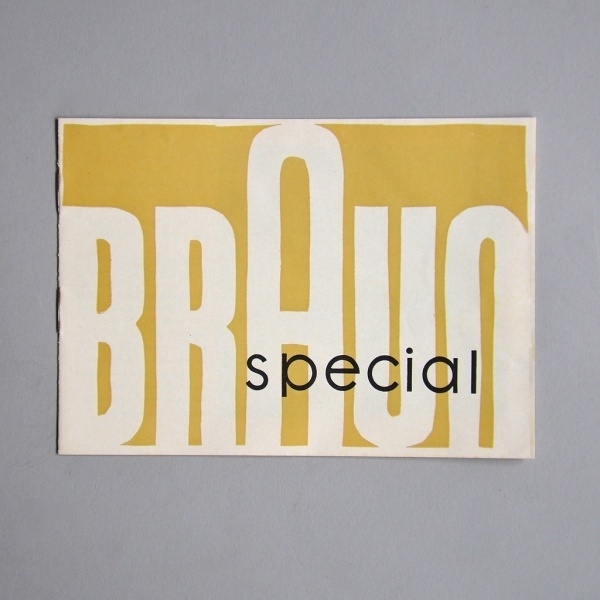 All sizes | Braun special DL 3 brochure | Flickr - Photo Sharing! #braun