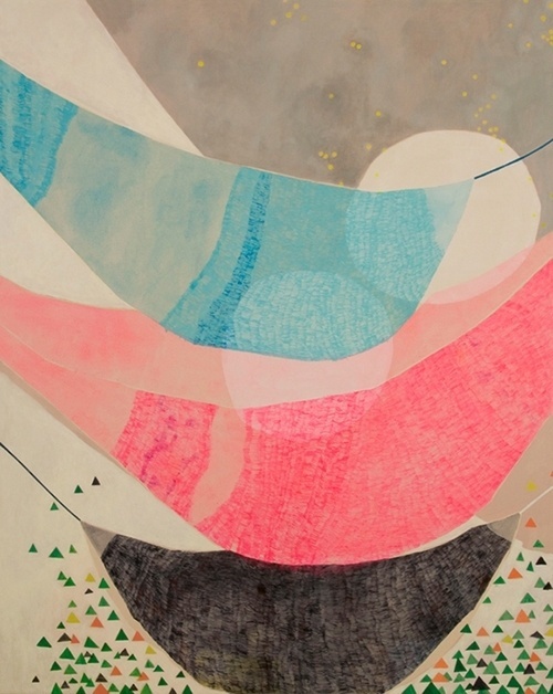 DaydreamingHammocks_detail #illustration #drawing #painting