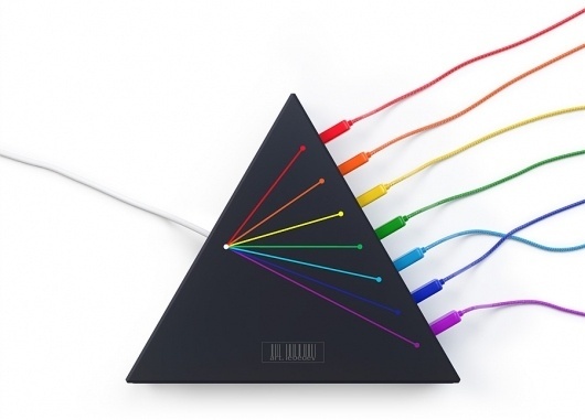 Spectrus USB hub #lebedev #usb #hub #design #cables #product #triangle #studio #art