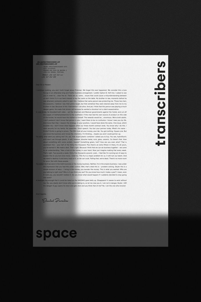 Space Transcribers on Behance