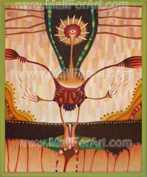Sunrise framed painting surrealism #drawings #surrealism #mazhlekov #painting #paintings #artist #viktor