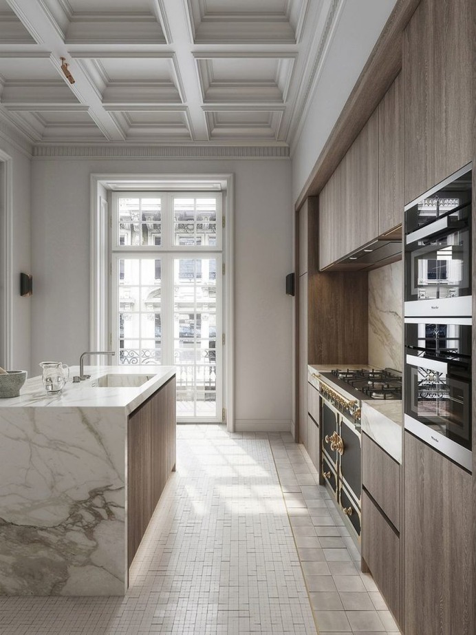 Contemporary classic: 182 m² apartment in Milan