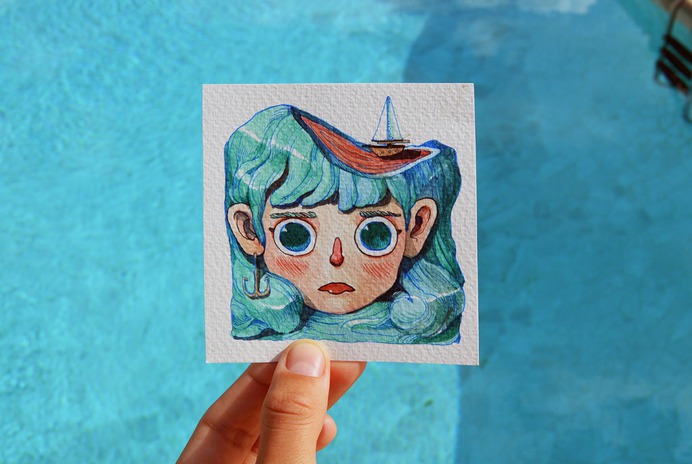 Cute Colorful Small Drawings by Marija Tiurina 1 1024x688 Cute Colorful Small Drawings by Marija Tiurina