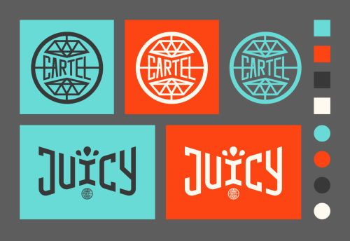 #typography #branding #logotype #retro #circle