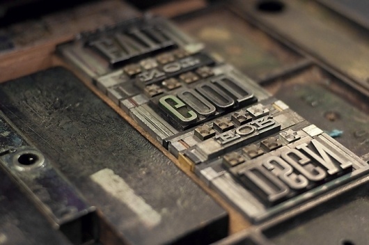 Graphic-ExchanGE - a selection of graphic projects #letterpress #vintage #typography