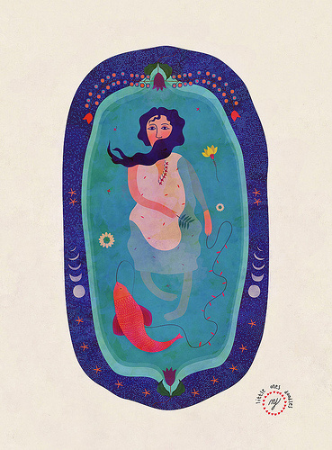 Friday, January 11, 2013 #maheswari #illustration #janarthan