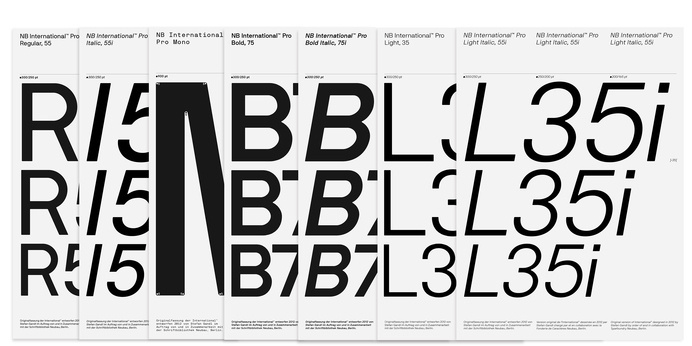 NB International™ Pro Specimen #type #typography