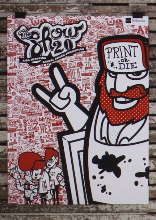 The Show 20 on the AIGA Member Gallery #design #illustration #poster #aiga #nebraska