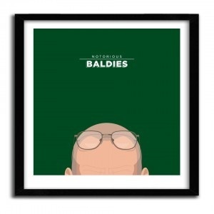 Notorious Baldie WALTER WHITE by Mr Peruca #print