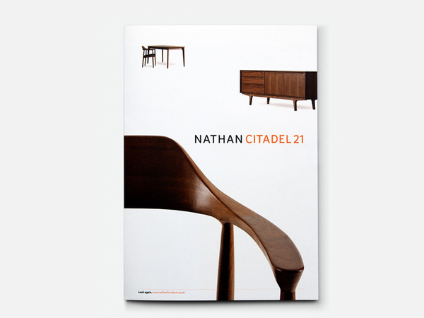 Nathan furniture brochure cover #cover