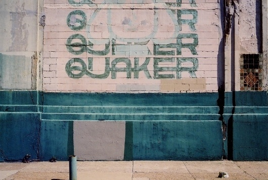All sizes | Quaker | Flickr - Photo Sharing! #film #texture #typography