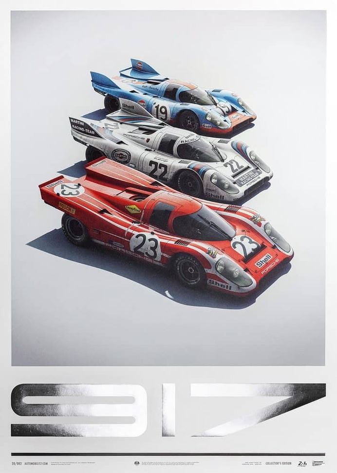 Porsche 917 - Salzburg & Martini & Gulf - 24h Le Mans