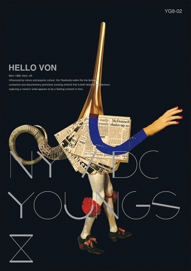 Visual Idntity of ADC Young Guns 8 on the Behance Network #print #illustration #identity #poster #adc #typography