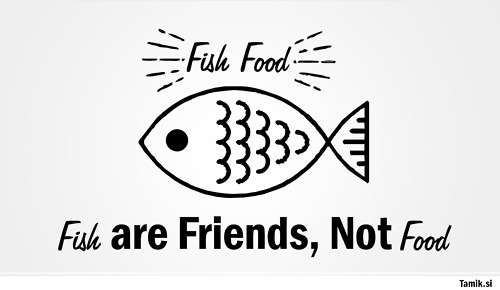 | fish friends. #logotype #creative #vector #slovenia #tamik #fish #stormmajki #food #restaurant