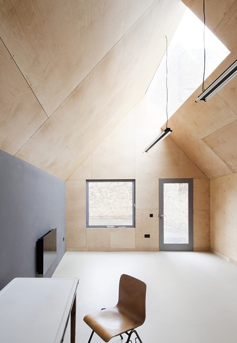 School gatehouse built on a strict budget by Jonathan Tuckey Design #wood