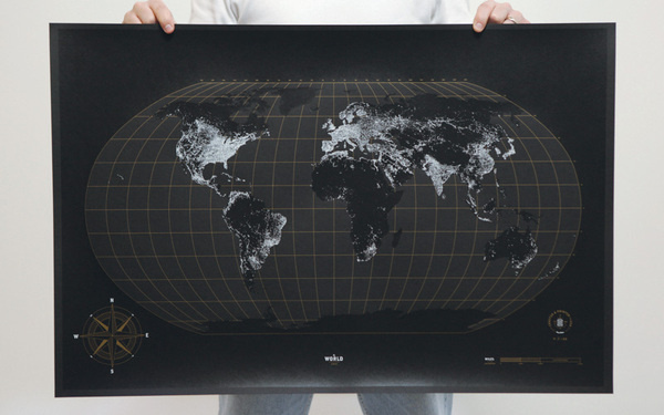 Lead Image #print #world #lights #glow #poster