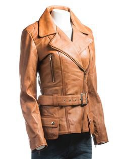 Here is amazing #leatheroutfit for women, made with #realleather, defining a #uniquestyle of the coat with attractive #tanbrown color, and belt attachment at the waist. Buy now at an exclusive price for the winter. #winterfashion #womenfashion #love #insta #trend #leatherjacket #womenjacket #coat #jacketcoat