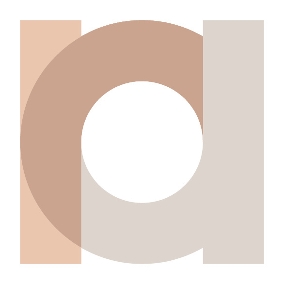 Logo for #RetouchersAccord #logo #design #symmetry #symmetrical #branding #type #typography #overlay #transparency