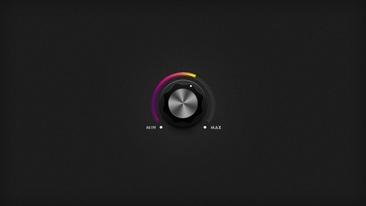 Dark Vintage Knob | PixelsDaily #design