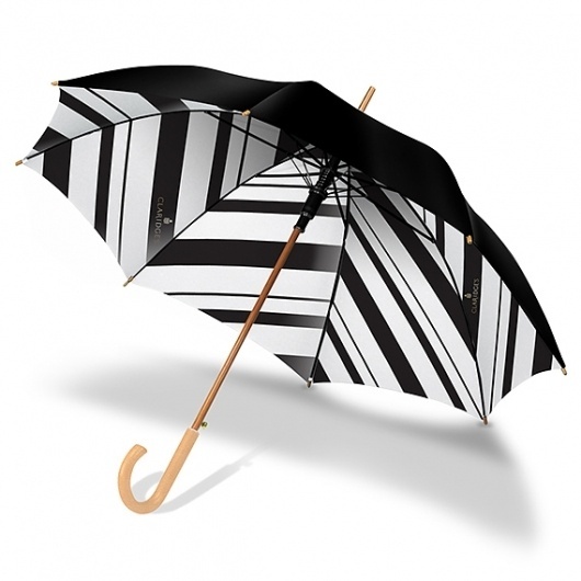 Creative Review - Claridge's rebrand #rebranding #pattern #umbrella #claridges