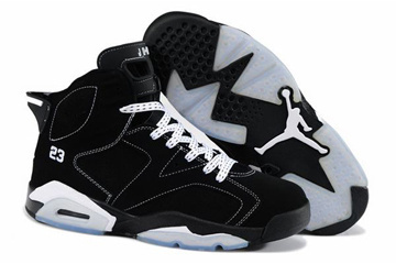 Nike Air Jordan 6 Mens with color Black and White #shoes