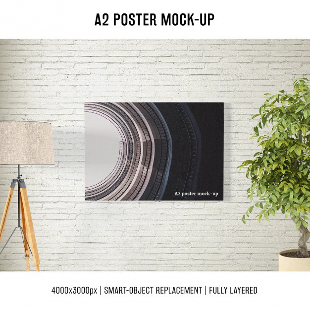 Poster mock up template Free Psd. See more inspiration related to Poster, Mockup, Template, Web, Website, Mock up, Poster template, Templates, Website template, Mockups, Up, Web template, Realistic, Real, Web templates, Mock ups, Mock and Ups on Freepik.