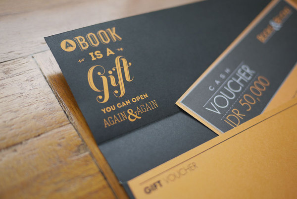 gift voucher #design #book #branding #typography