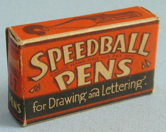 00398-Speedball Pens | Flickr - Photo Sharing! #packaging #lettering #speedball