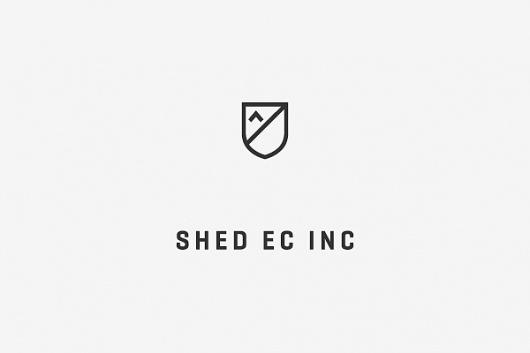 Shed espace créatif inc. #logo #design #identity #shed