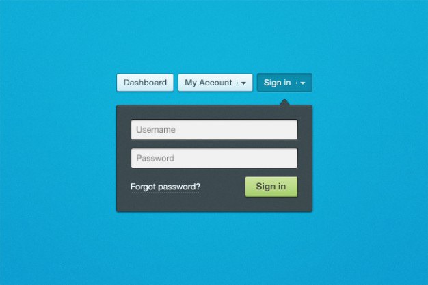 Blue login form psd material Free Psd. See more inspiration related to Box, Blue, Button, Form, Psd, Login, Material, Interface, Horizontal and Signup on Freepik.